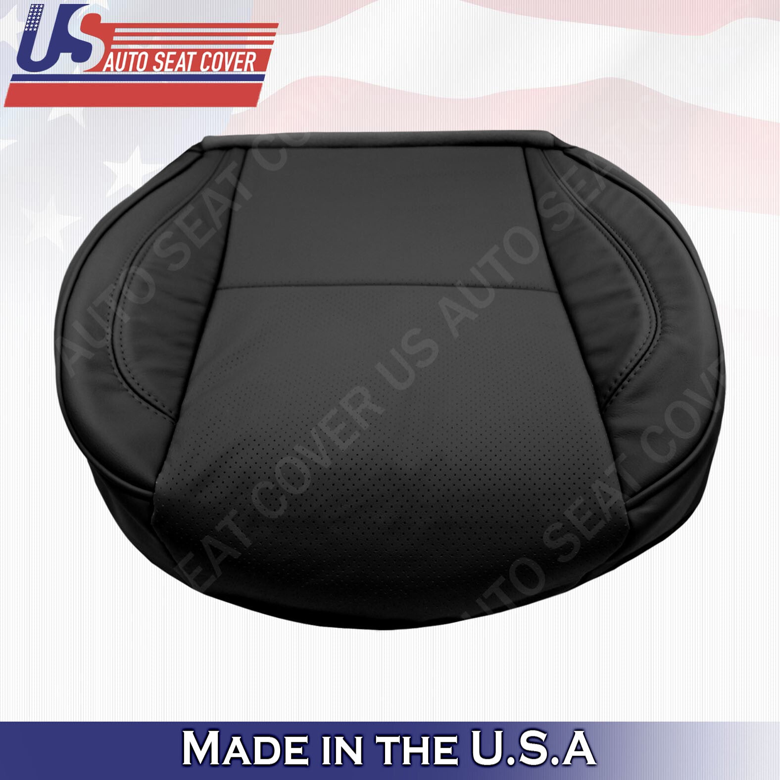 Fits 1998 - 2005 Lexus GS300 GS400 GS430 PASSENGER Perforated Leather Cover Blk