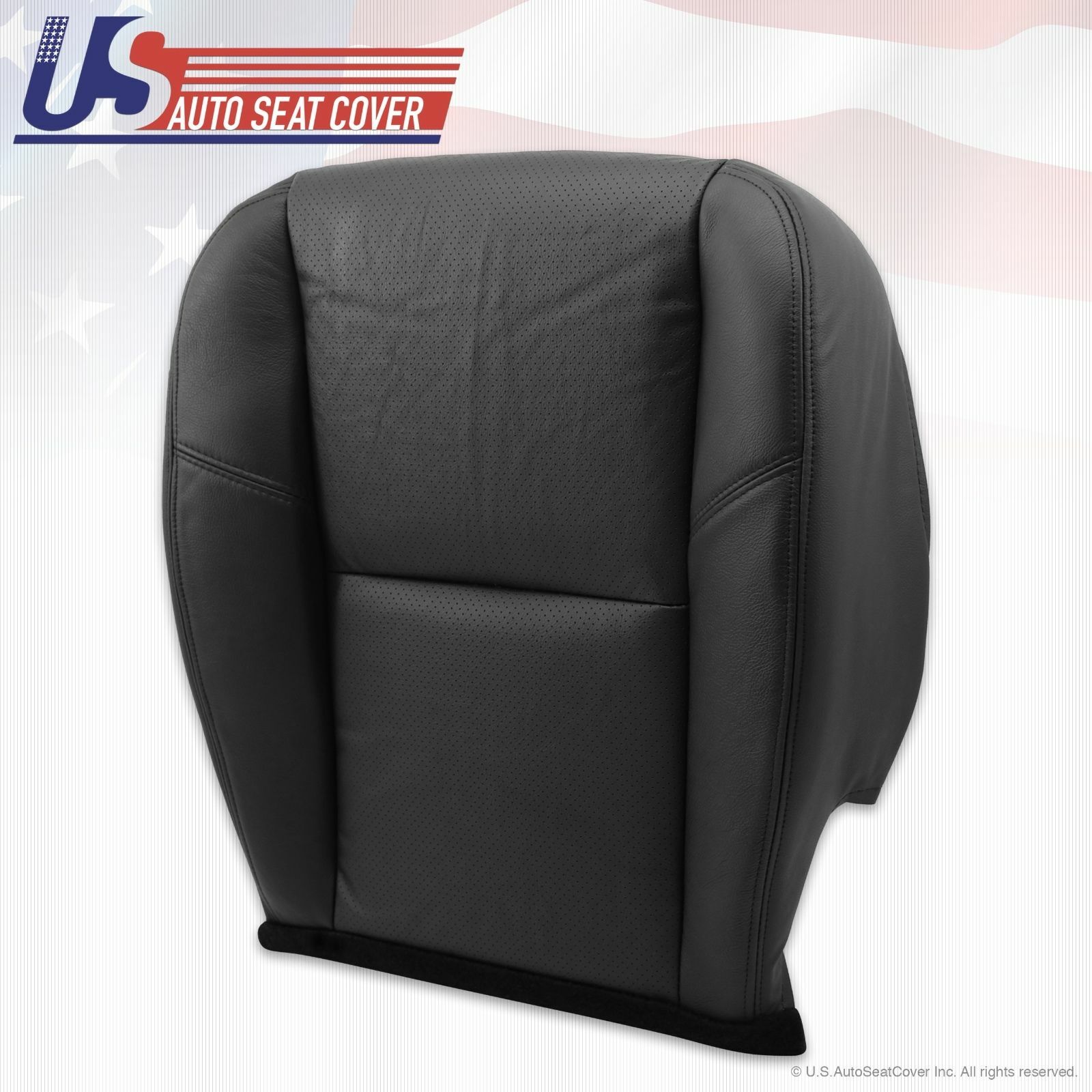 Cadillac Escalade Cooled Seat Driver Bottom Leather Cover Ebony 2012 to 2014