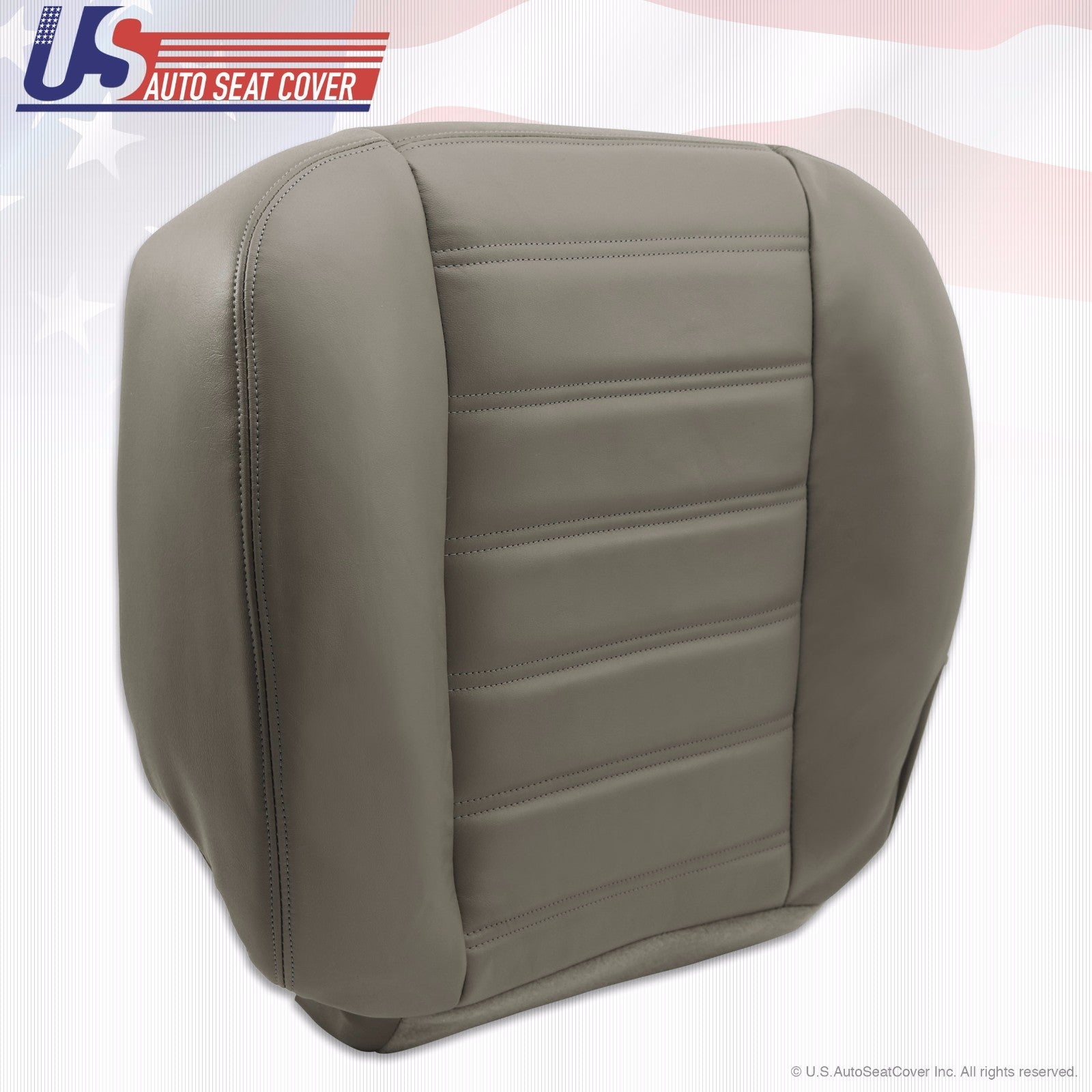 2003 to 2007 Hummer H2 Driver Top Bottom Armrest Leather Seat Covers Gray