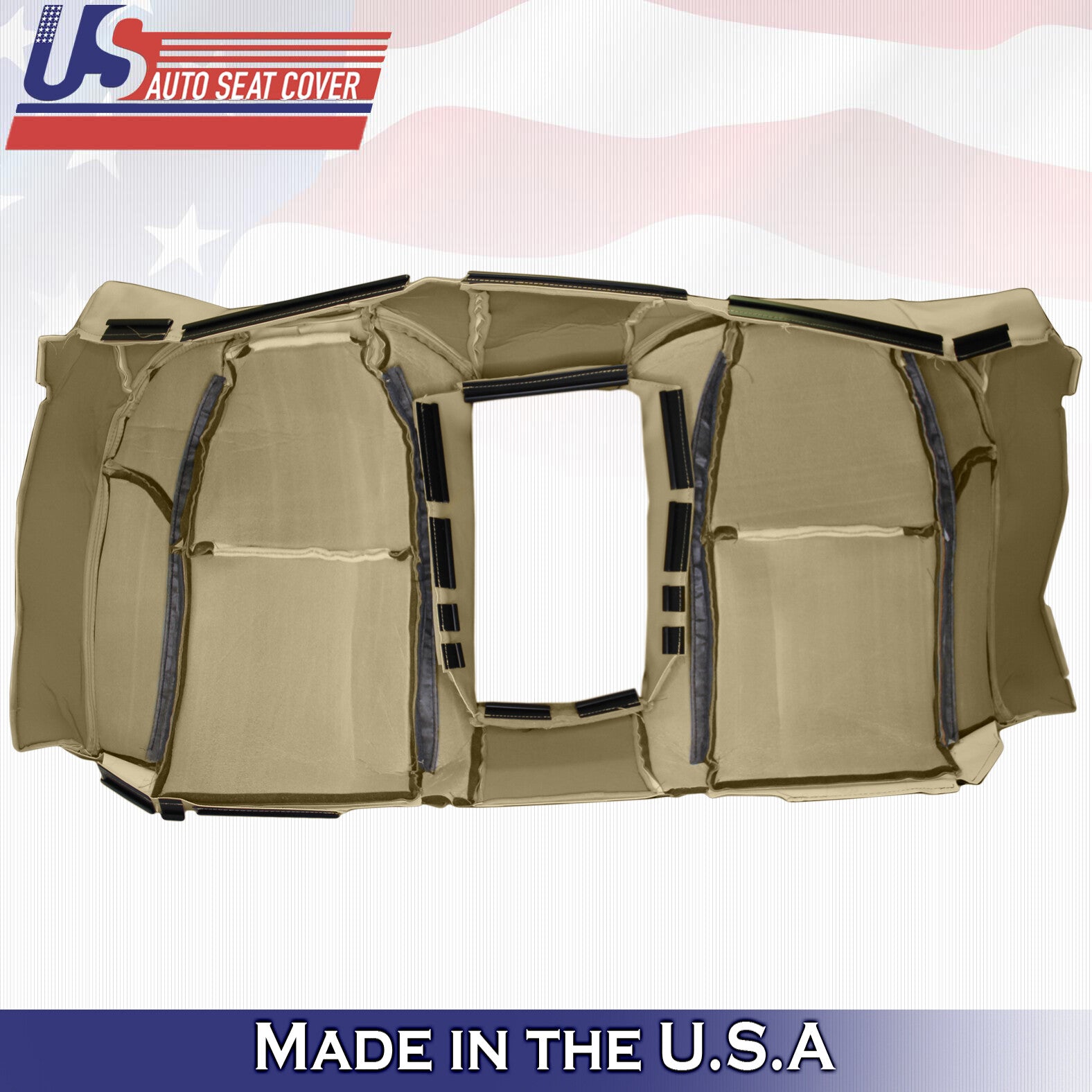 2004 Fits Acura TL Rear Bench Top Perforated Leather Replacement Seat Cover Tan