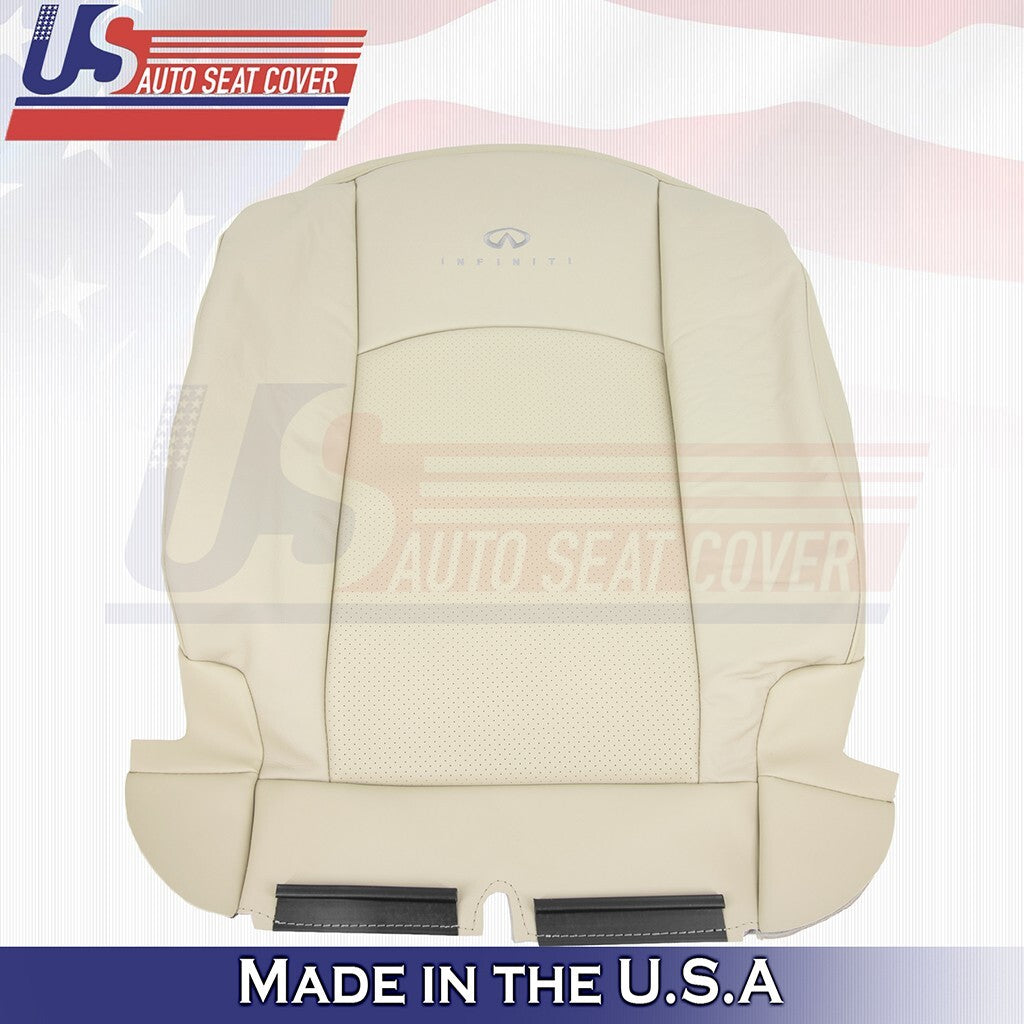 2005 2006 2007 2008 Fits Infiniti FX45 FX35 Driver Top Leather Seat Cover Tan