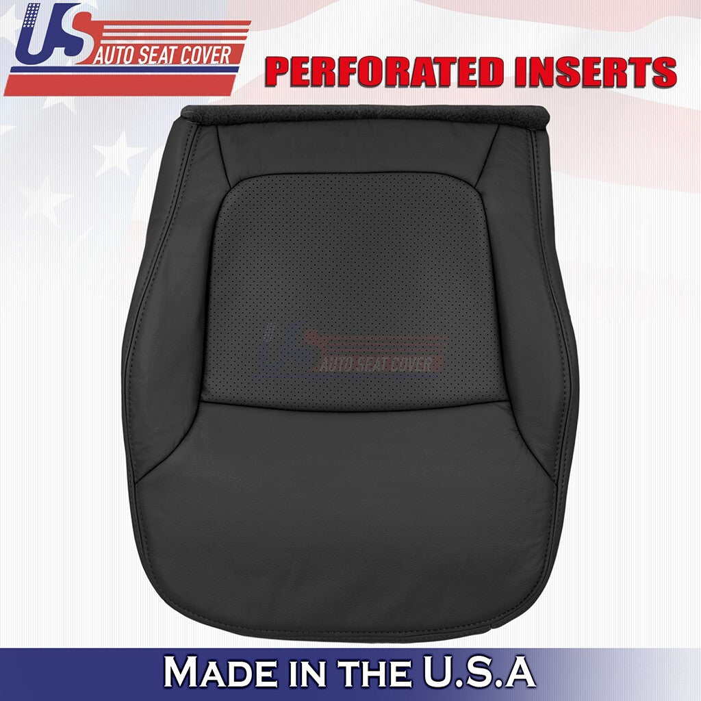 2002 2003 Fits Acura TL Type S Front Driver Bottom Leather Seat Cover Black