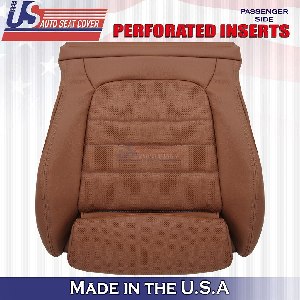 2015 to 2021 For Mercedes Benz C250 Passenger Bottom Vinyl Cover Saddle Brown