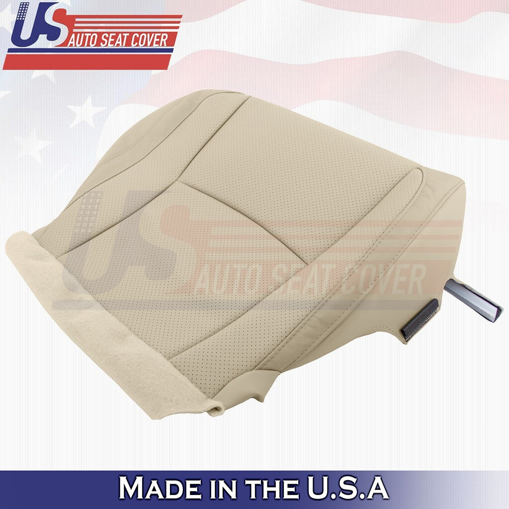 2003 to 2009 For Lexus RX350 Passenger Top & Bottom Synth Leather Perf Cover Tan