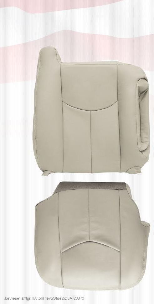 2003 -06 Tahoe Suburban Yukon Synthetic leather seat cover replacement Shale Tan