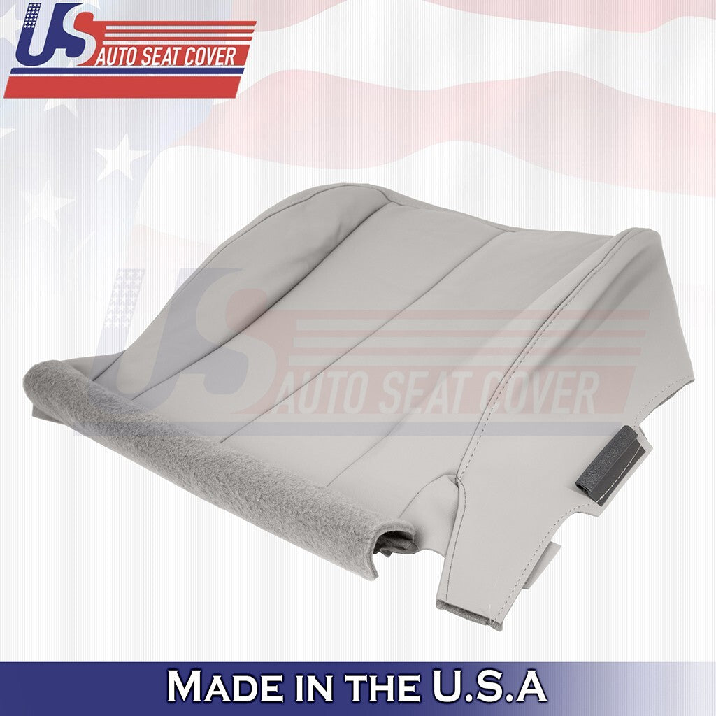 2007 to 2011 Fits Toyota Camry Driver Bottom & Top Leather Seat Cover Gray