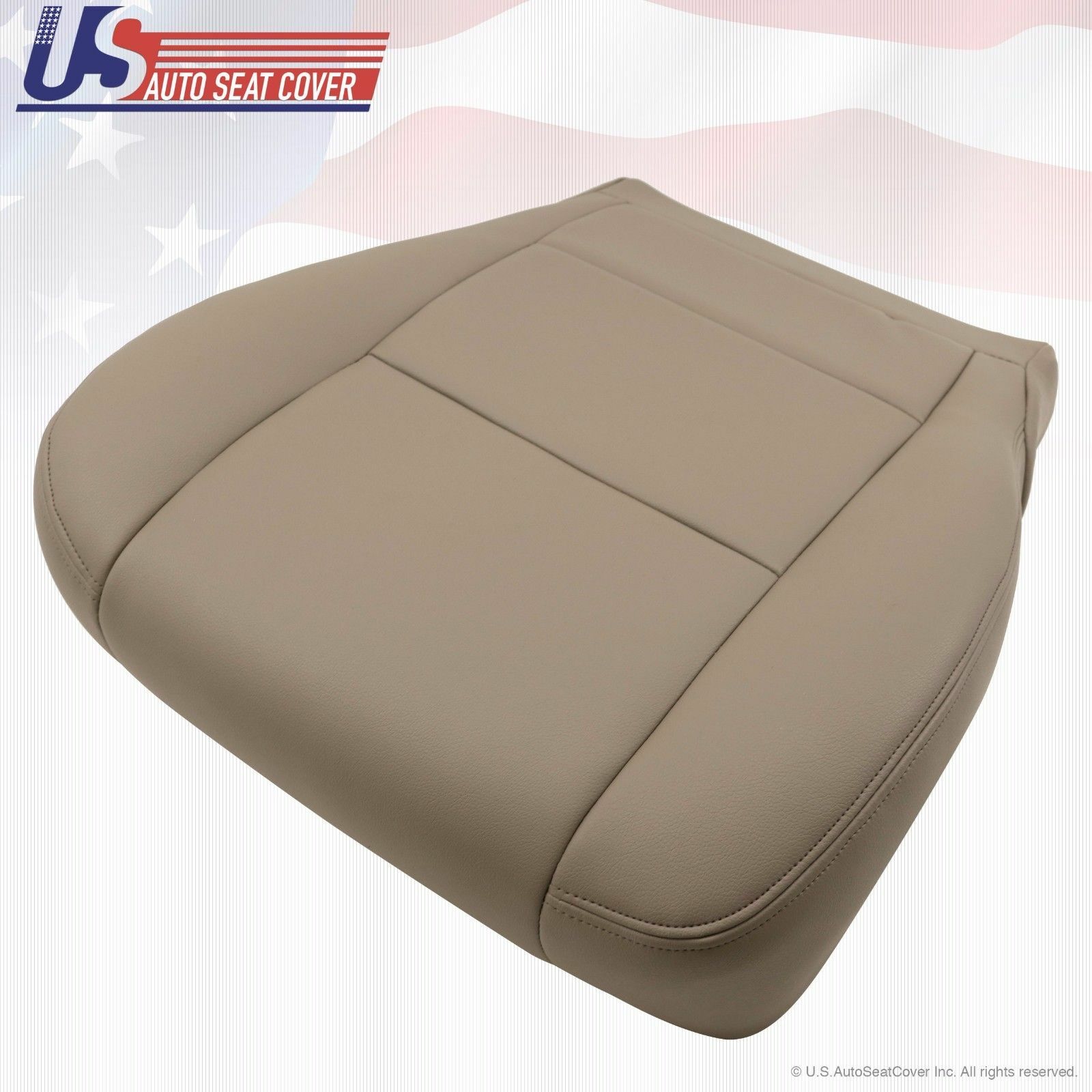 Fits 2001-2004 TOYOTA SEQUOIA Driver Passenger Bottom All Synthetic Leather Seat