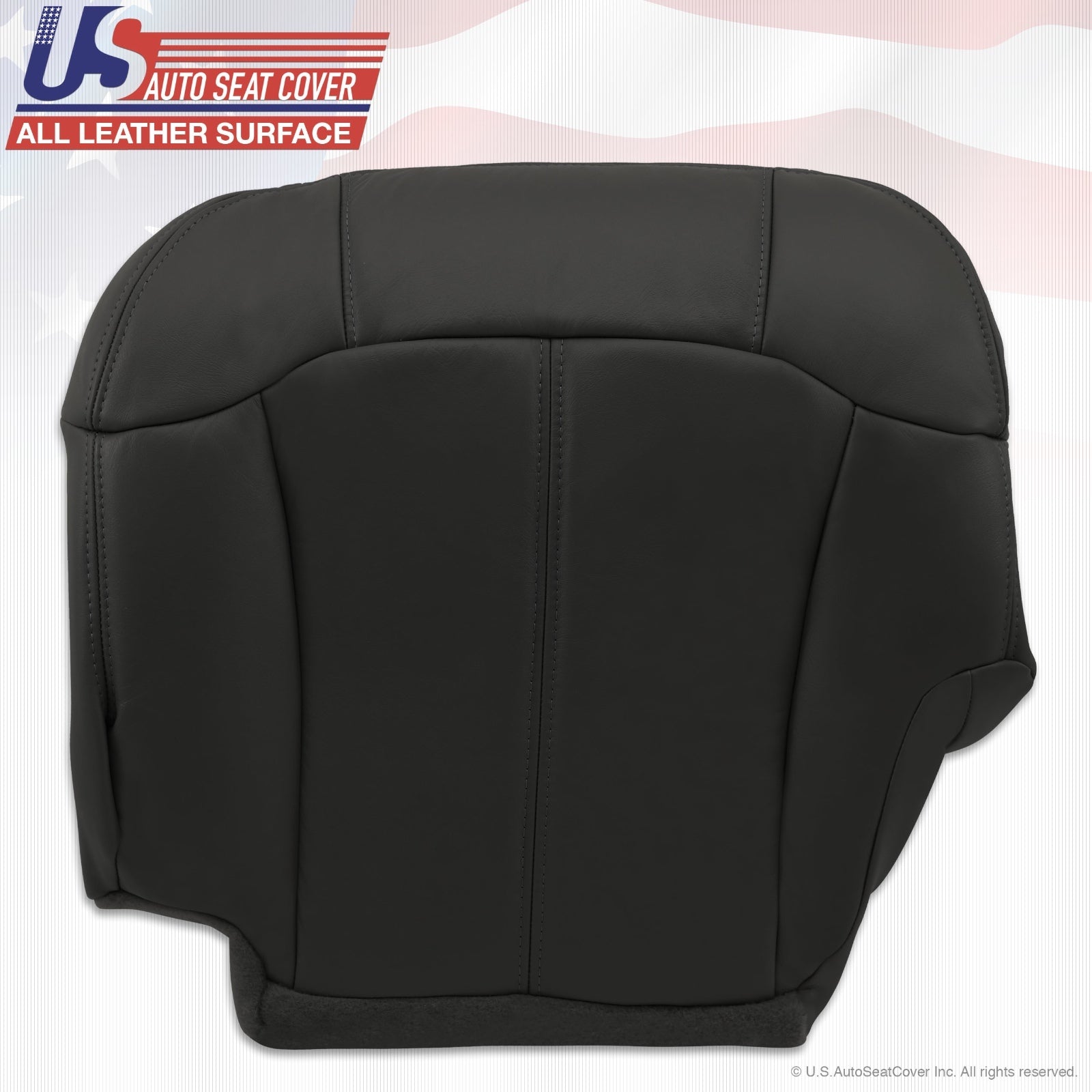 1999 2000 2001 2002 Silverado GMC Sierra Replacement leather seat cover Graphite