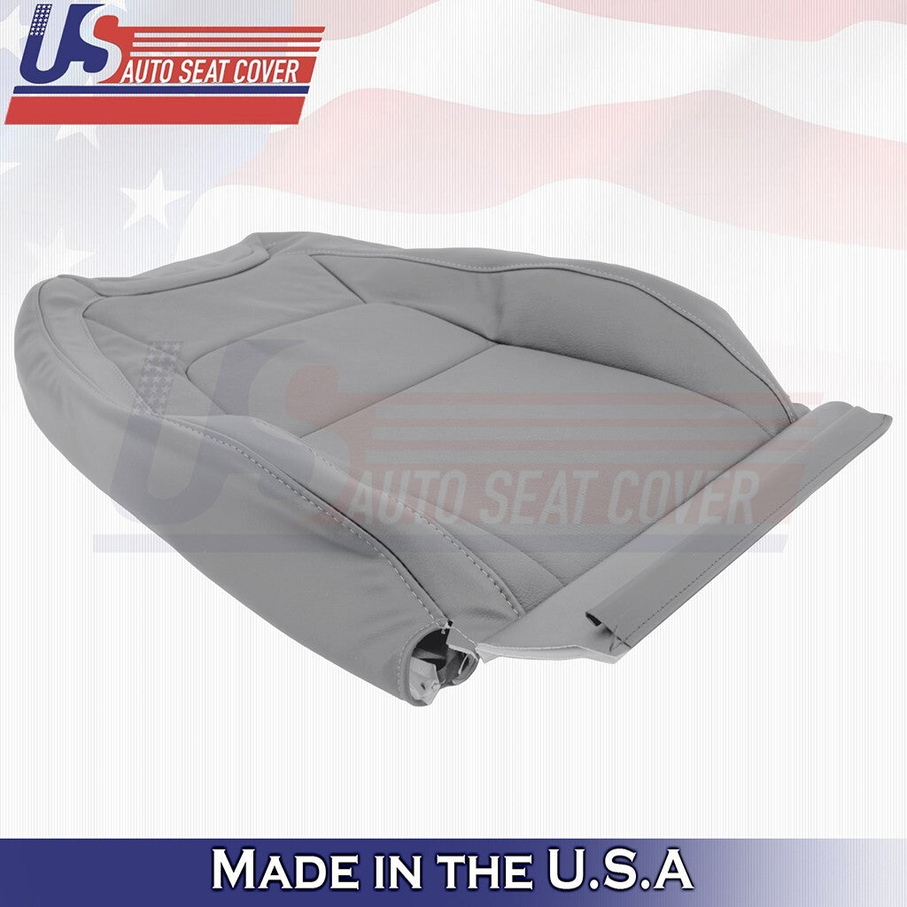 2015 to 2022 Fits GMC Canyon SLT Passenger Top &Bottom Vinyl Seat Cover Gray