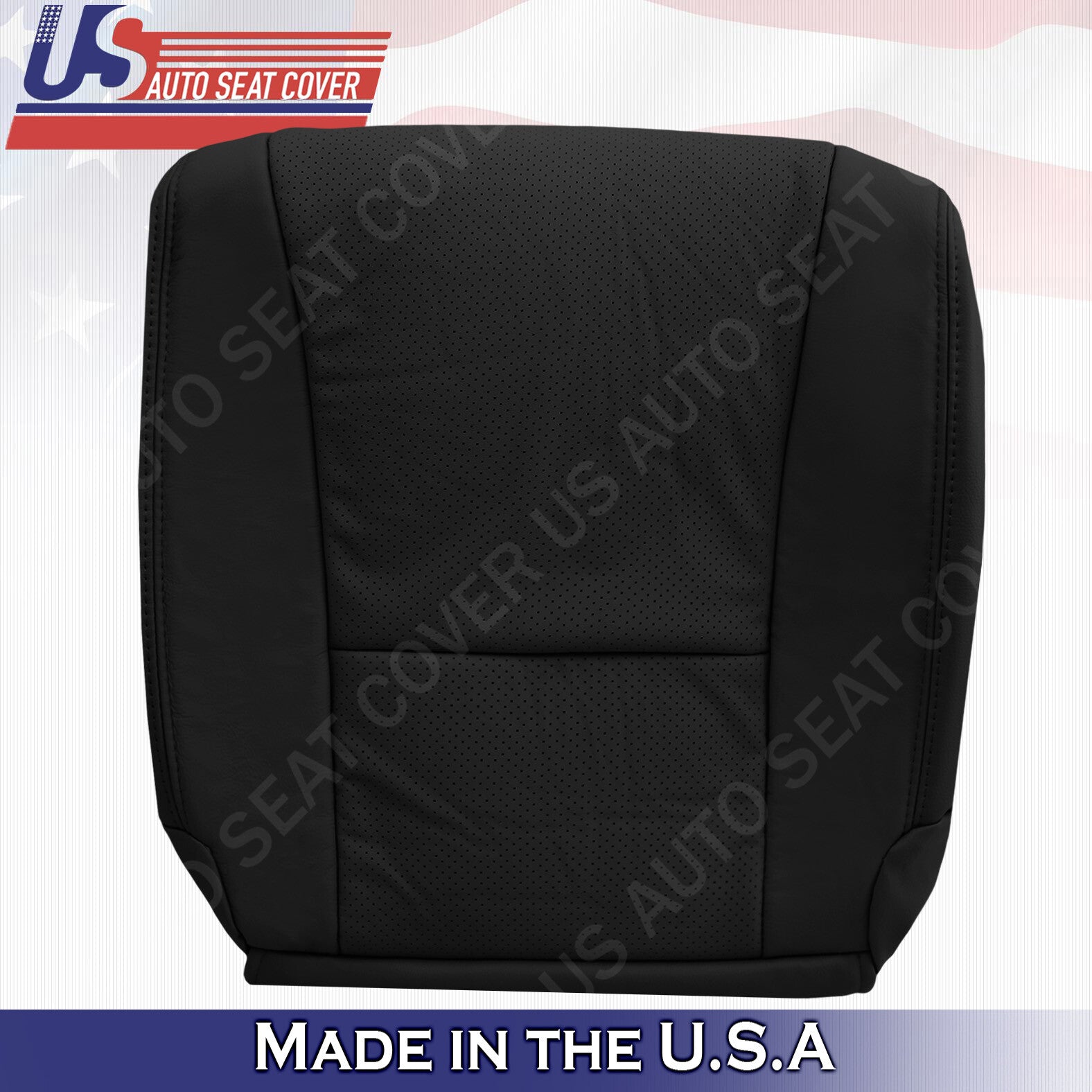 For 2007 2008 2009 Lexus LS460 DRIVER Bottom Perforated Leather Cover Black