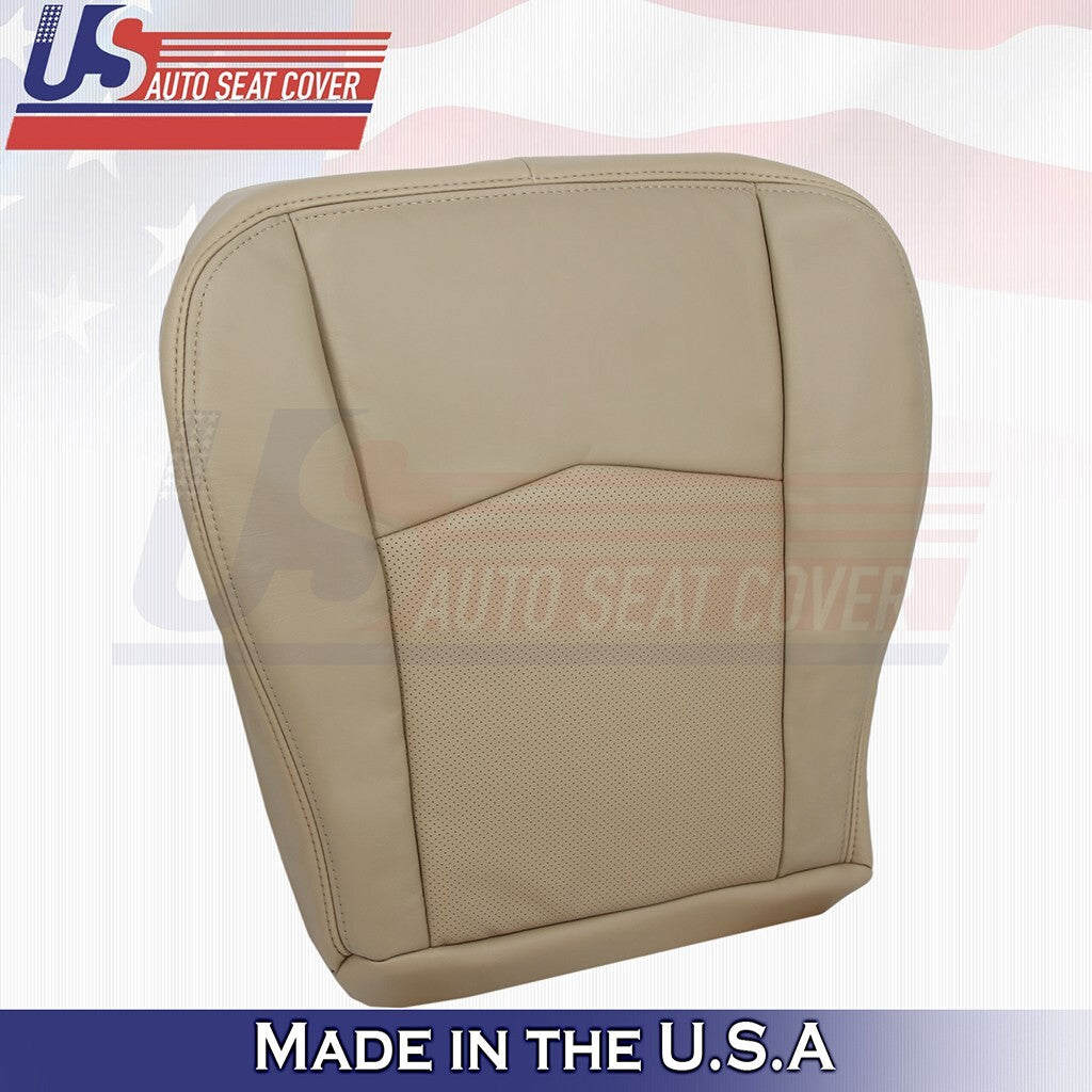 2004 to 2009 For Cadillac SRX Front Passenger Bottom Leather Cover Cashmere Tan