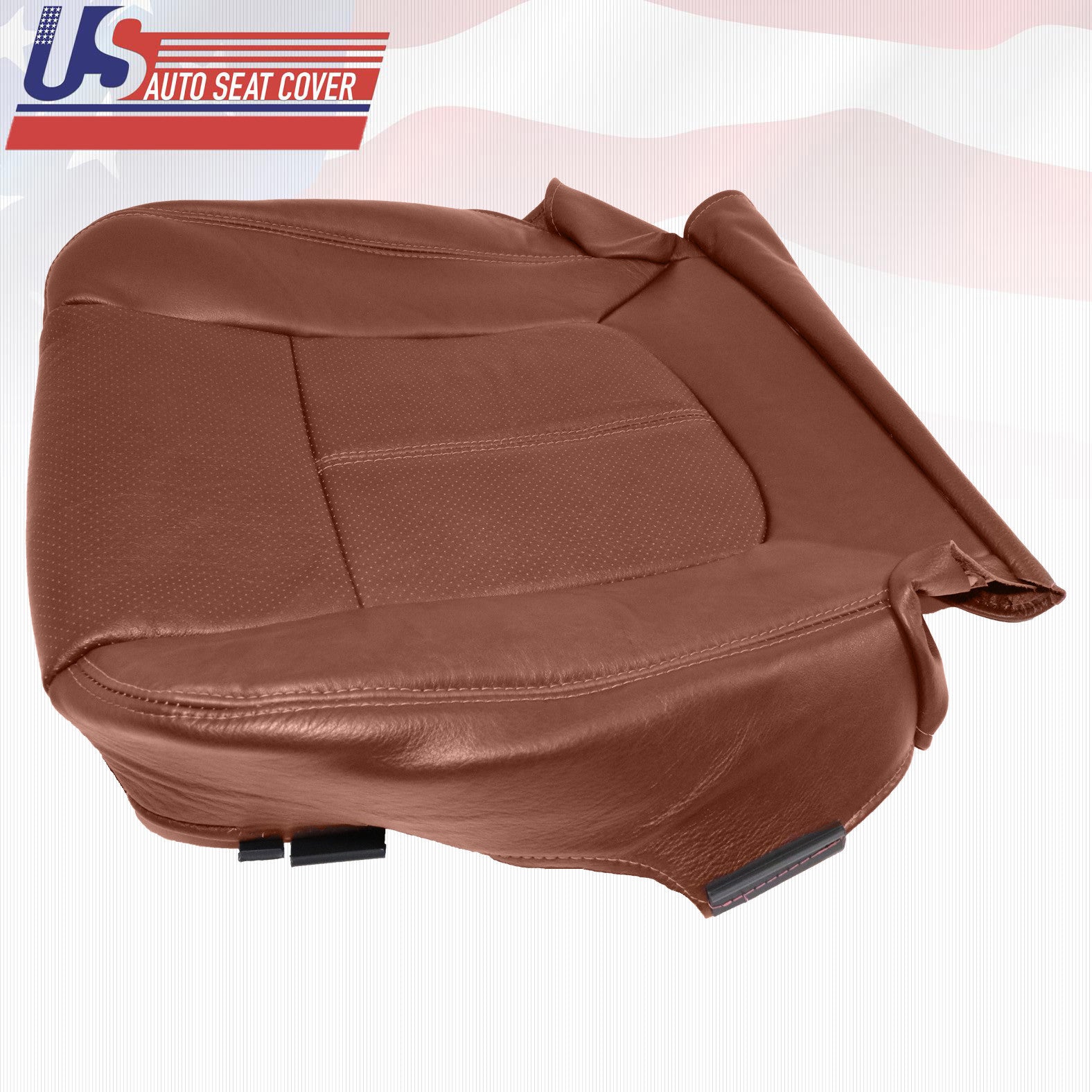 2013 Ford F250 F350 King Ranch - DRIVER Bottom Perforated Leather Seat Cover