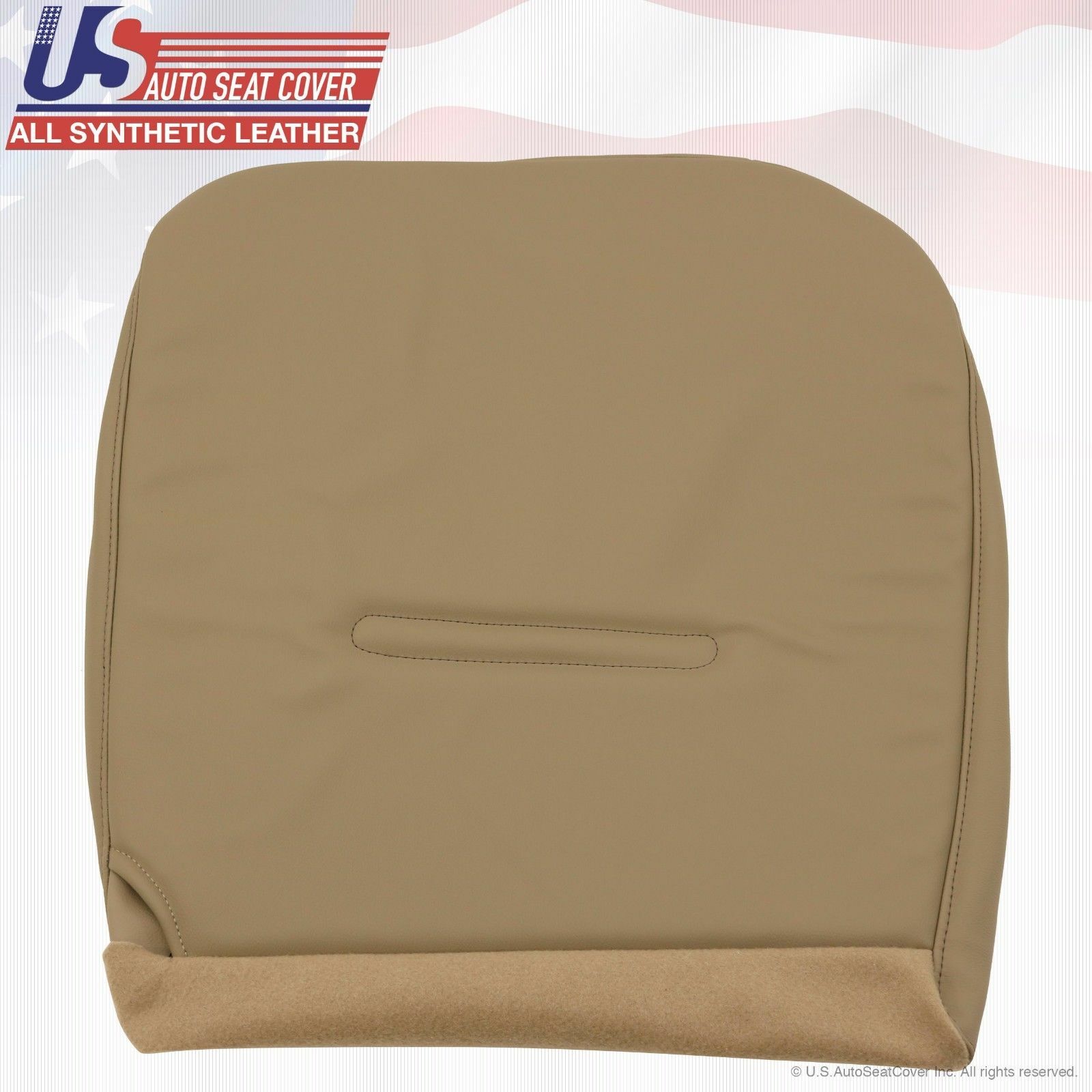 2002 to 2008 Fits Ford F250 F350 XL Driver Bottom Vinyl Seat Cover Pebble Tan