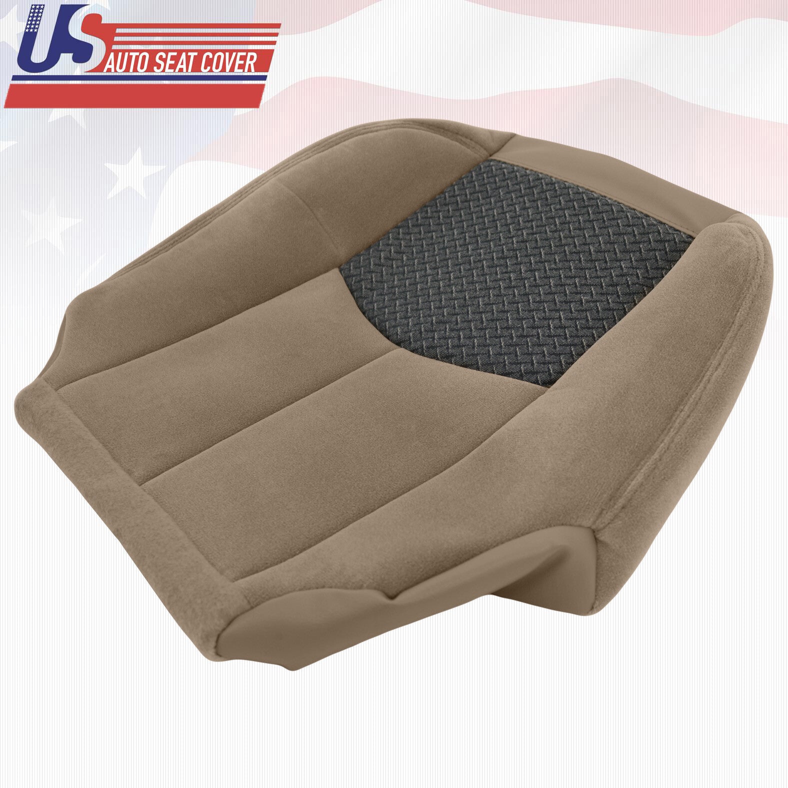 2003 2004 Fits Chevy Avalanche 2500 Passenger Bottom Cloth Seat Cover Tan