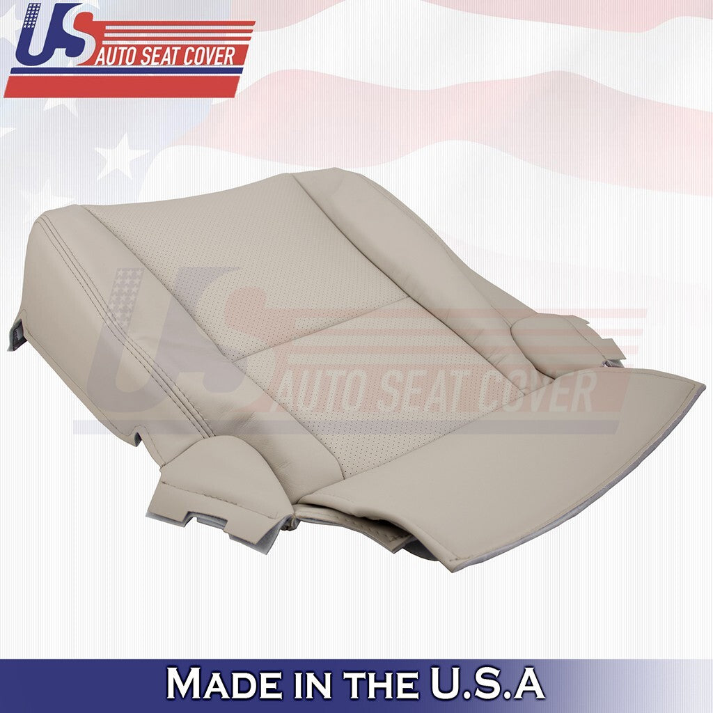2007 to 2012 For Lexus LS460 Driver Bottom-Top Perf Leather Cover Cashmere Tan