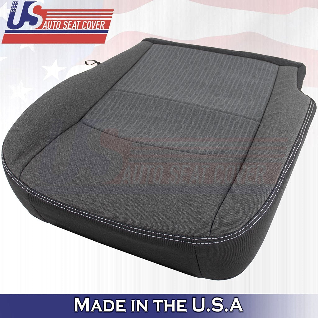 2021 2022 Fits Dodge Ram 1500 Driver Bottom Seat Cloth Cover Diesel Gray