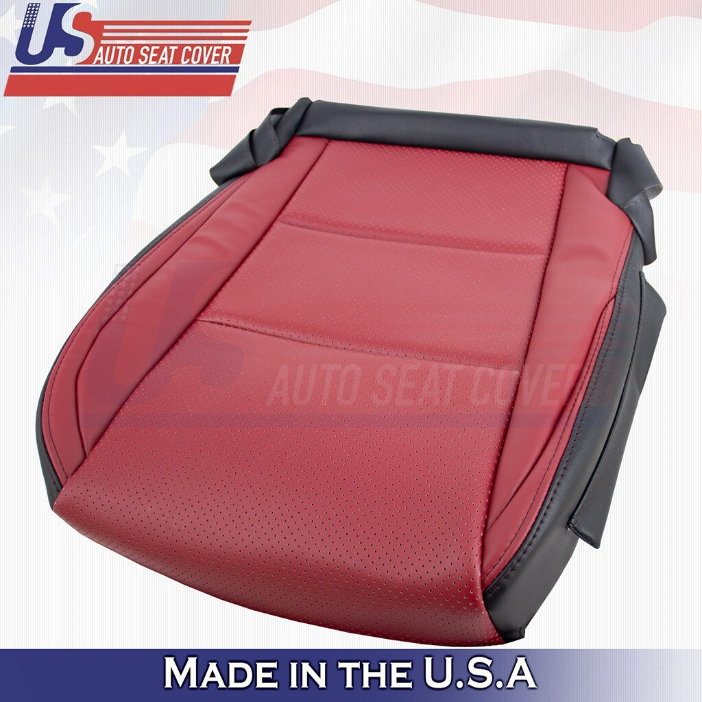 2019 2020 Fits Lexus GS350 F-Sport Passenger & Driver Bottom Leather Cover Red