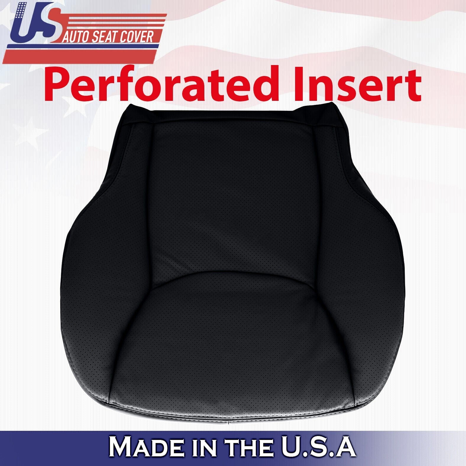 2000 to 2006 For Mercedes Benz S430 Front Set Bottoms &Tops Leather Cover Black
