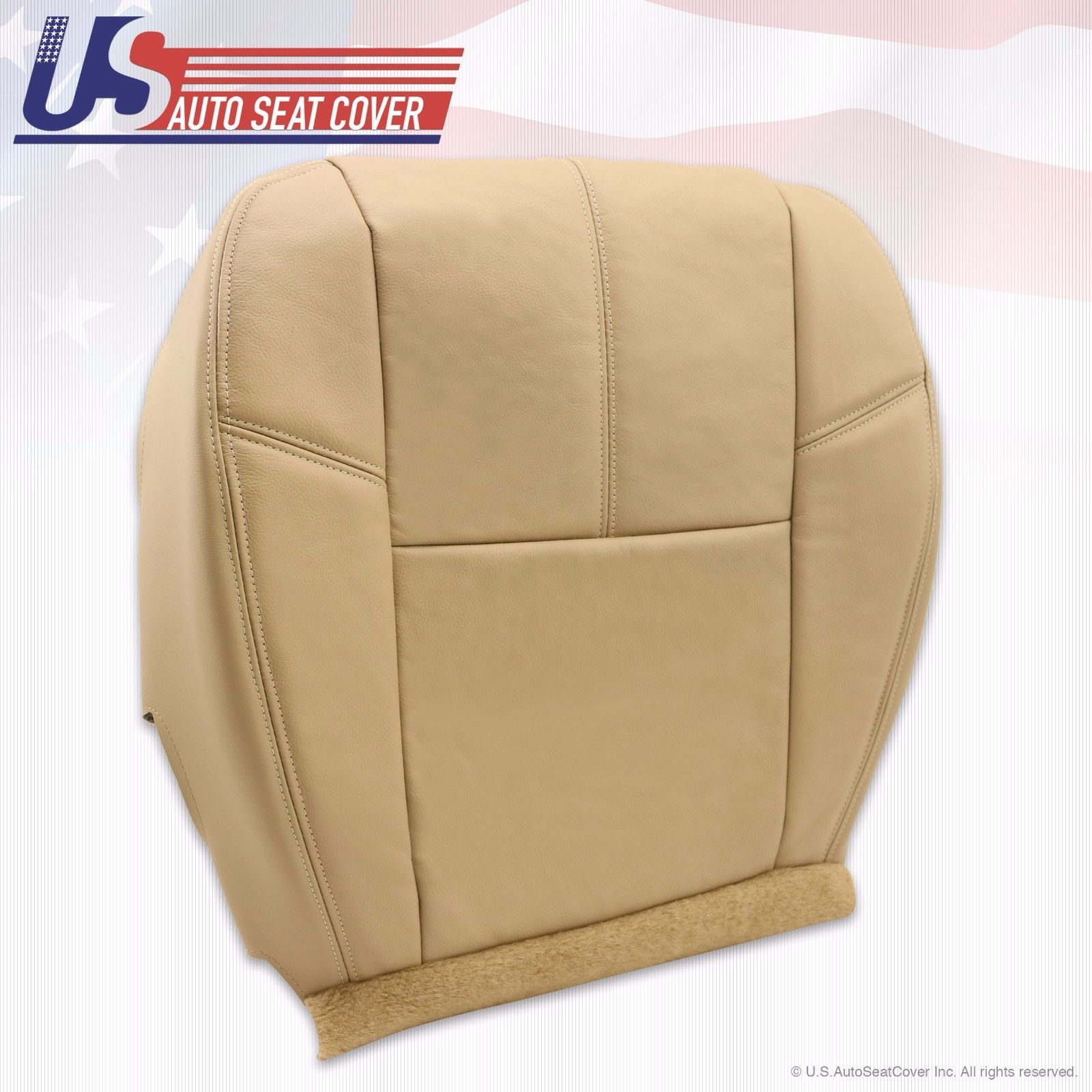 2010 2011 2012 Chevy Tahoe Suburban GMC Yukon Upholstery leather seat-cover Tan
