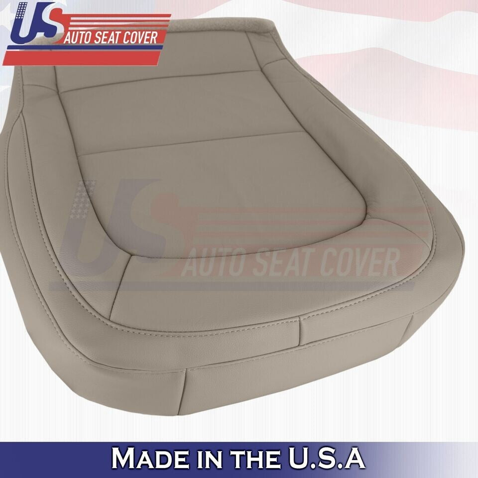 2015 to 2022 For GMC Canyon SLT Driver Top &Bottom Leather Seat Cover Tan