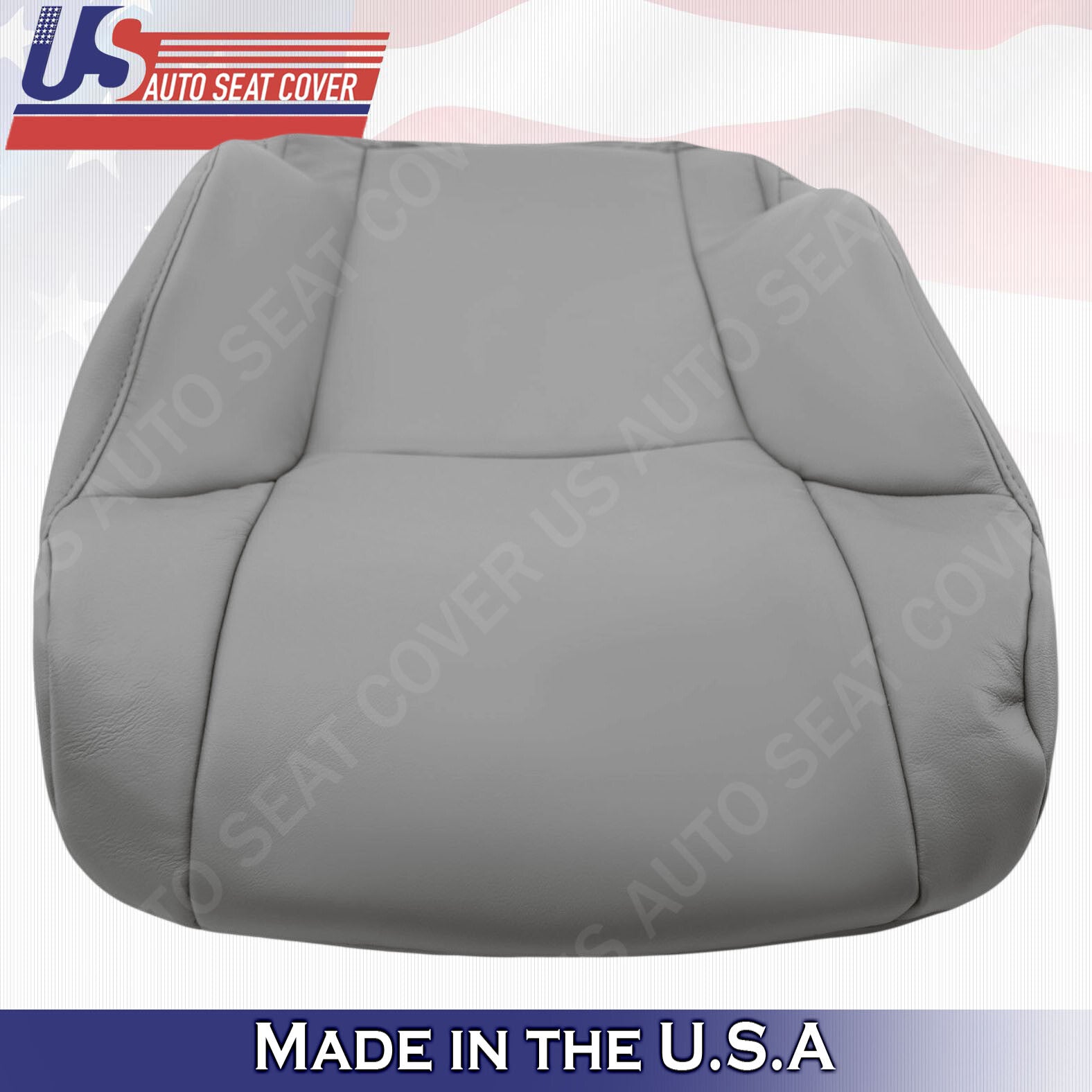 For 2003 to 2009 Toyota 4Runner SR5 Passenger Set Top Bottom Leather Cover Gray