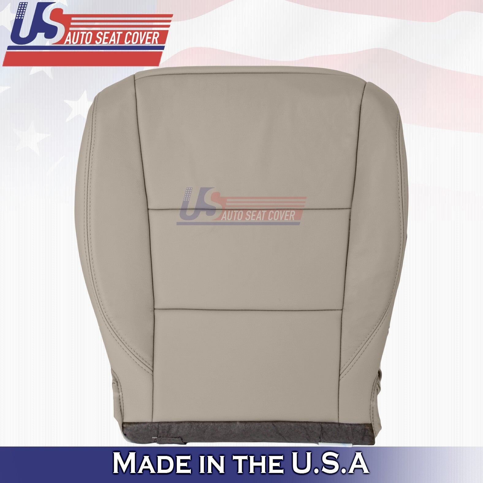 2017 to 2020 Fits Toyota Sienna Driver Side Bottom Leather Seat Cover Tan