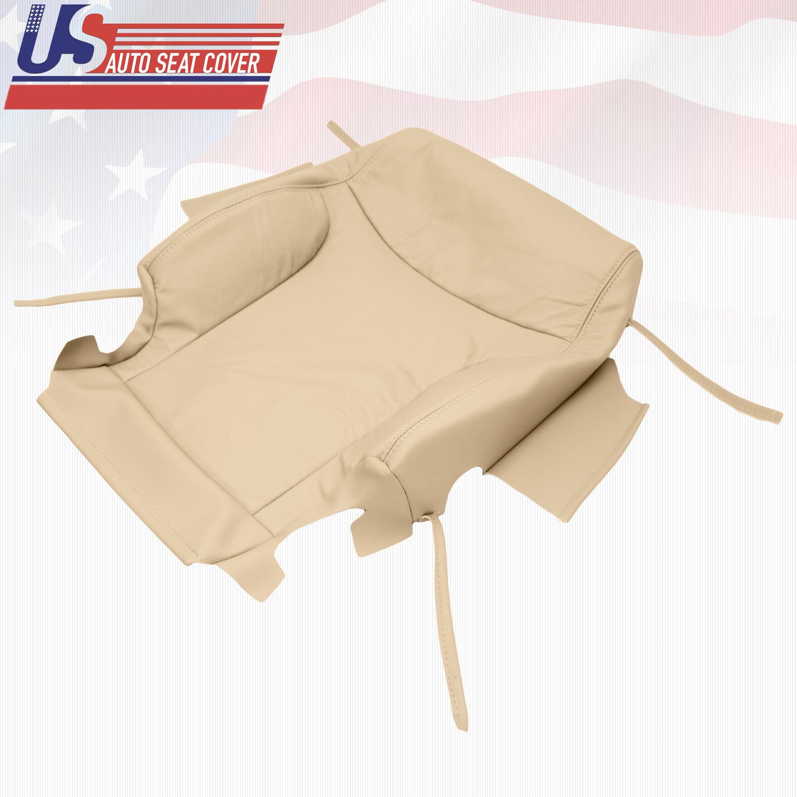 Front "Passenger upper" Leather Cover Color Tan Fits 2002-2006 Lexus ES300 ES330