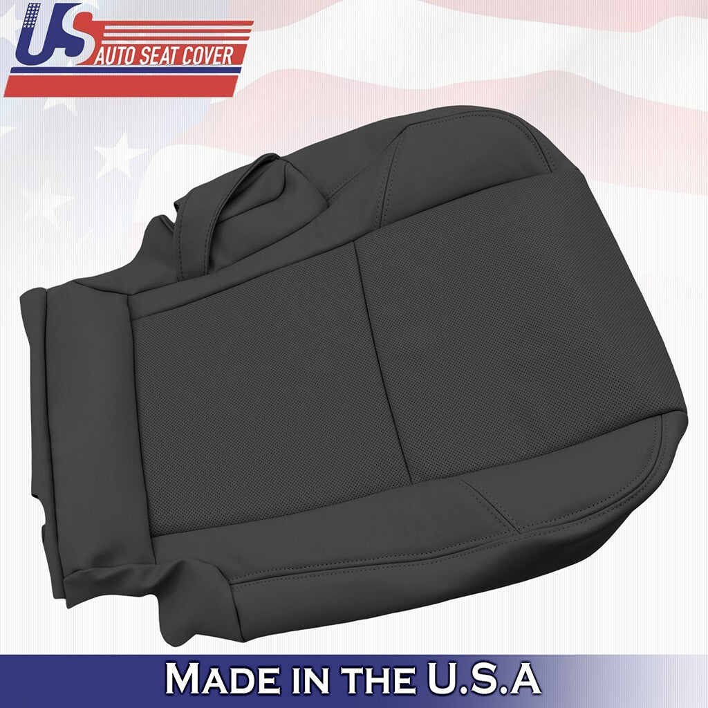 2007-2014 Fits Cadillac Escalade 2nd Row Bottom Set Leather Seat Cover Black