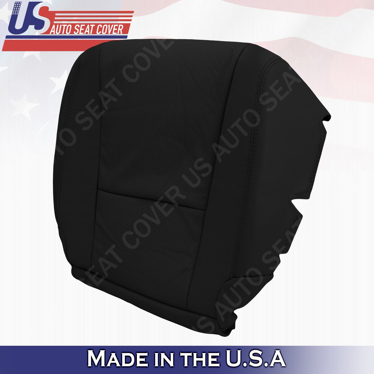 For 2007 2008 2009 Lexus LS460 DRIVER Bottom Perforated Leather Cover Black