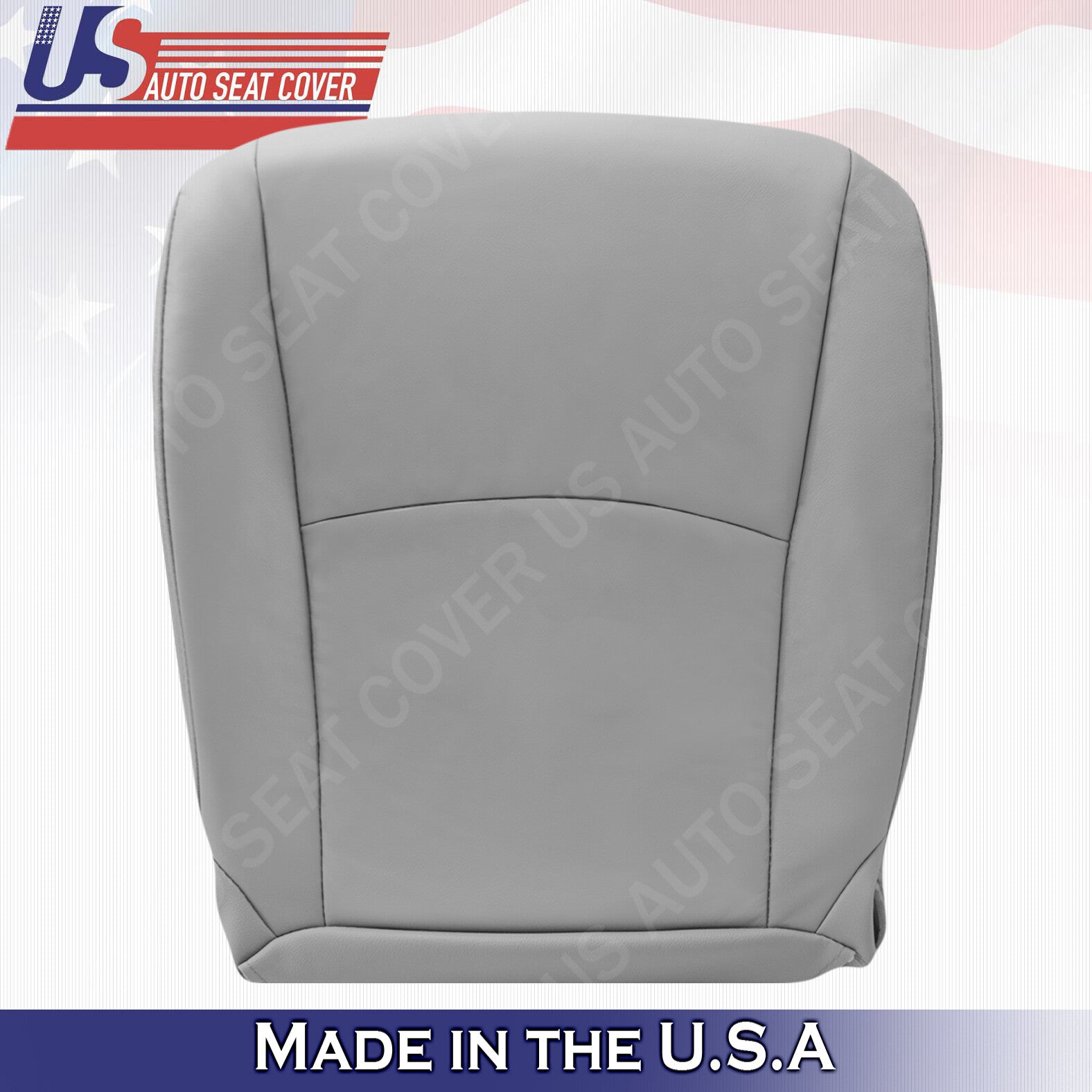 2004 to 2013 For Toyota Highlander Driver & Passenger Bottoms Leather Cover Gray