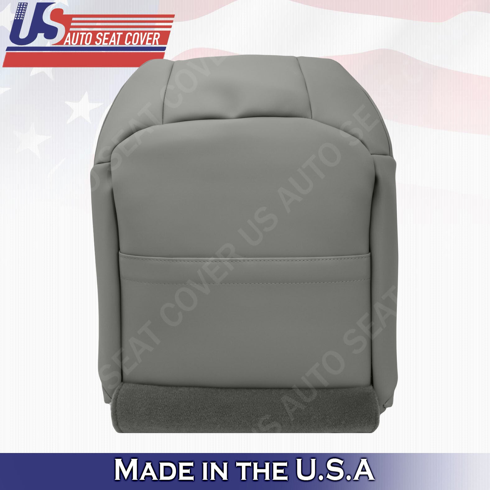 2014 2015 2016 For Acura MDX Drive & Passenger 2x Top Leather Seat Covers Gray