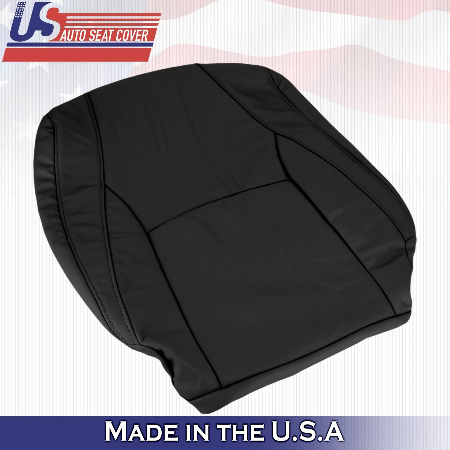 2004 2005 For Lexus RX350 RX330 RX400 Driver & Passenger Top Leather Covers BLK