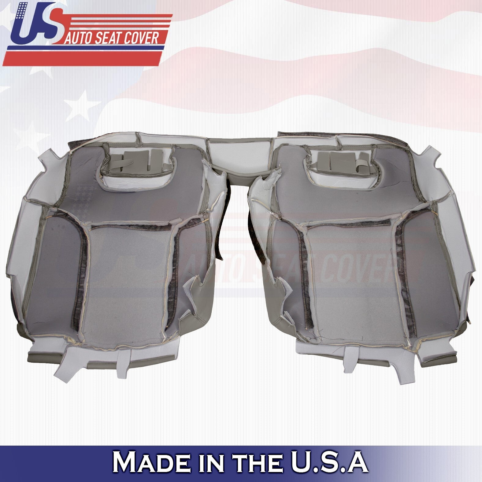 2010 2011 For Lexus GS300 GS350 2nd Row Top Perforated Leather Seat Cover Gray