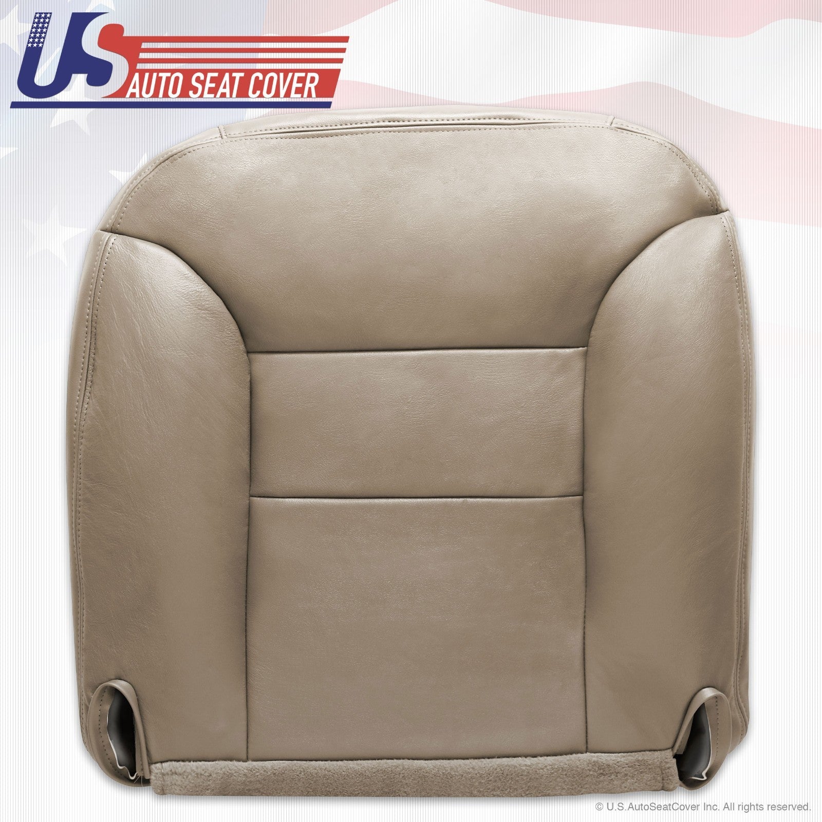 1995 to 1999 Chevy Silverado Driver or Passenger Bottom Leather/Vinyl Cover Tan