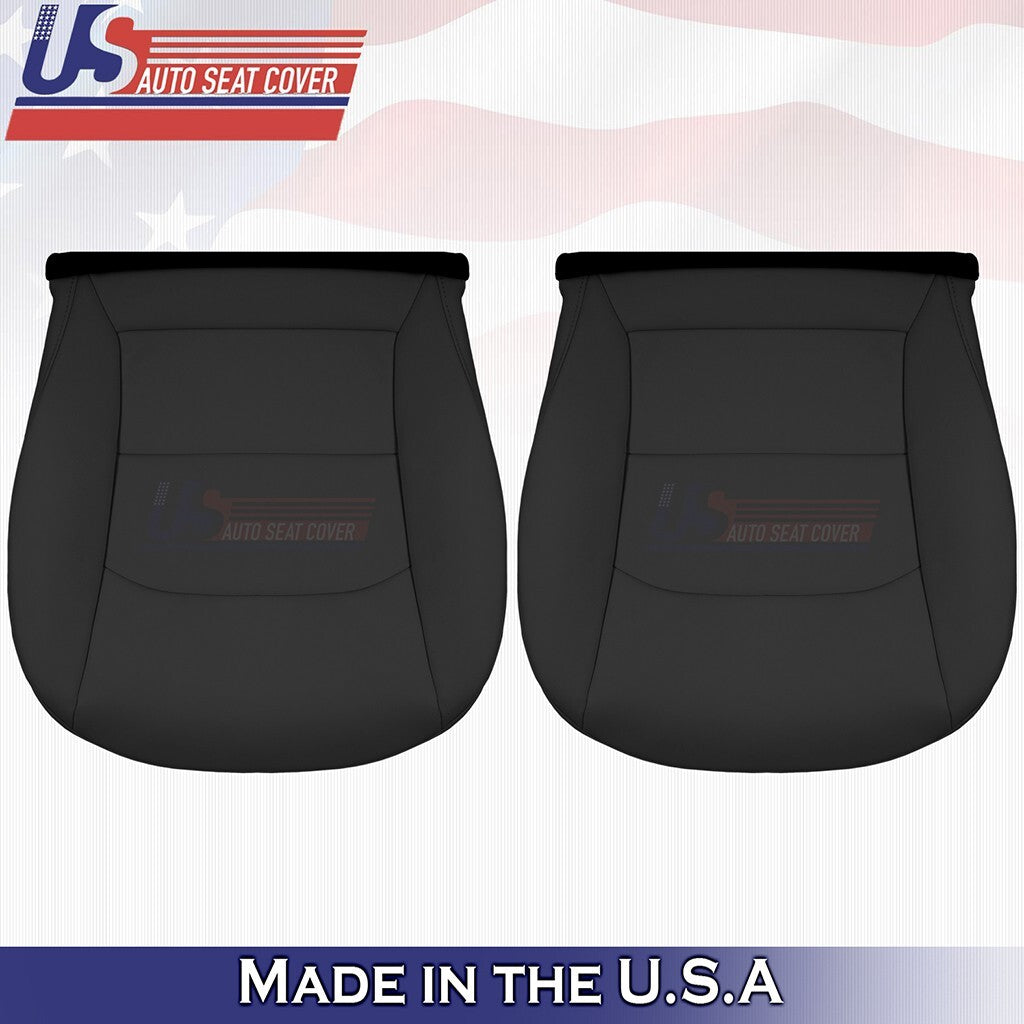 2020 to 2024 Fits Tesla Model Y Driver & Passenger Bottom Vinyl Cover Black
