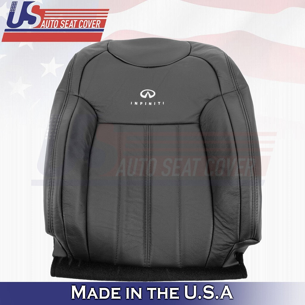 2015 2016 2017 Fit Infiniti FX35 FX37 FX50 Driver Upper Leather Cover Black
