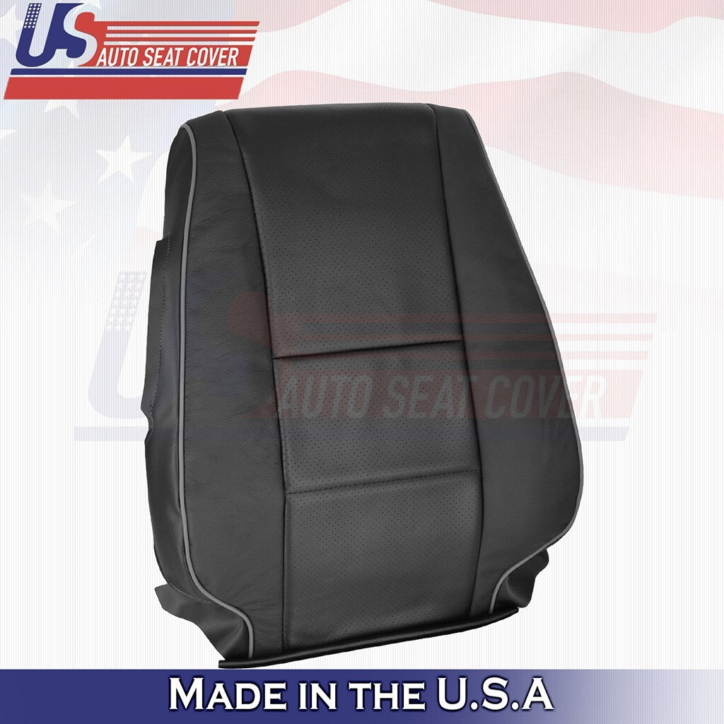 2001 to 2005 Fits Lexus IS300 Passenger Bottom &Top Leather Seat Cover Black