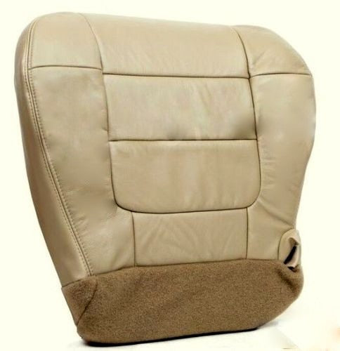 2002 2003 Ford F-150 Lariat XLT Super Crew Driver Bottom Leather Seat Cover Tan
