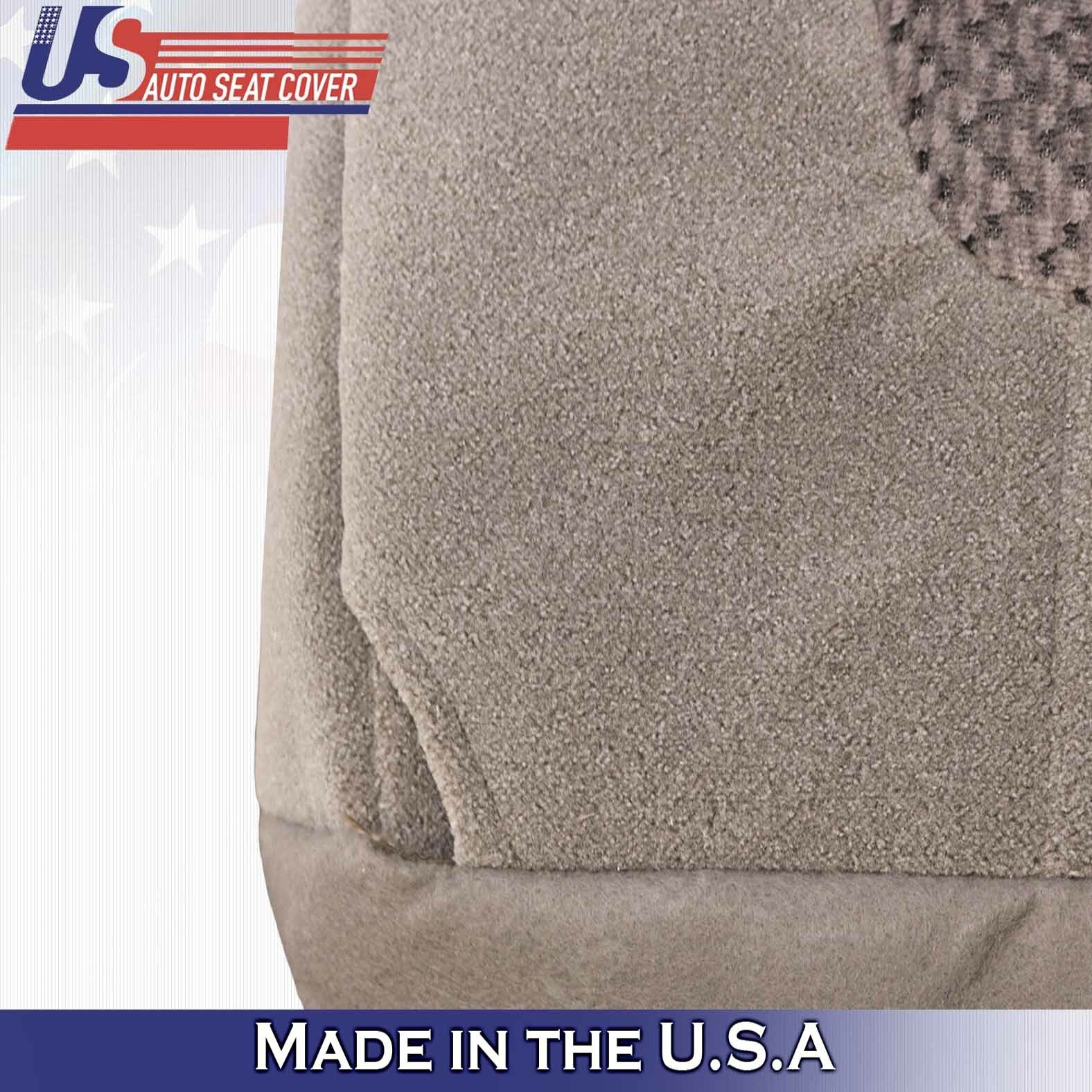 2001 Ford F250 F350 F450 F550 XLT PASSENGER Bottom Cloth Seat Cover 2-Tone Tan