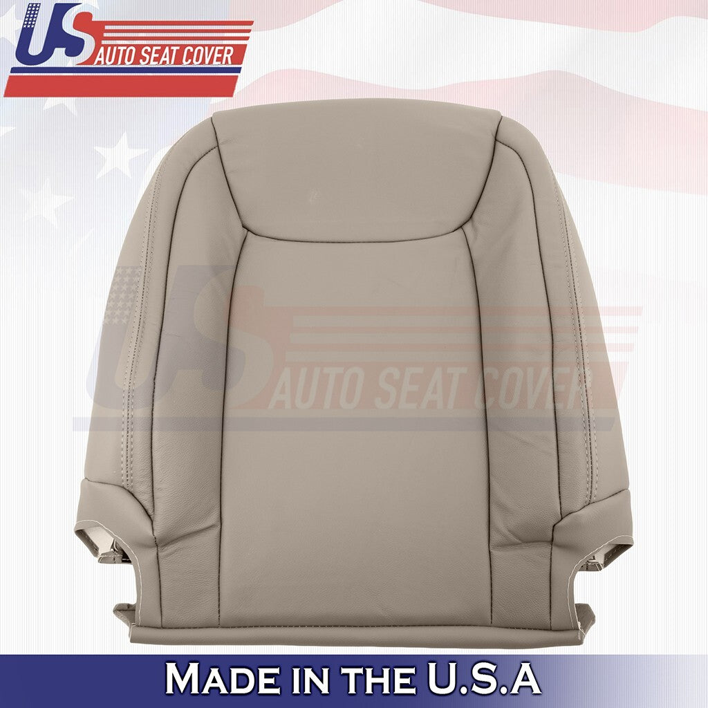2004 to 2010 For Toyota Sienna Front Set Bottoms & Tops Leather Seat Cover Tan