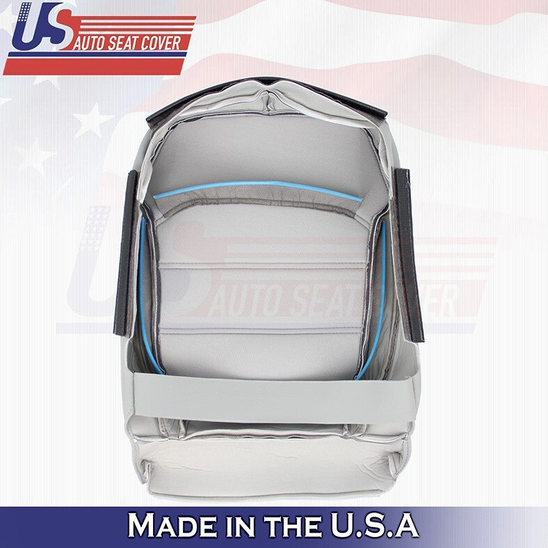 2012 to 2020 For Volkswagen Passat Driver & Passenger Bottom Leather Covers Gray