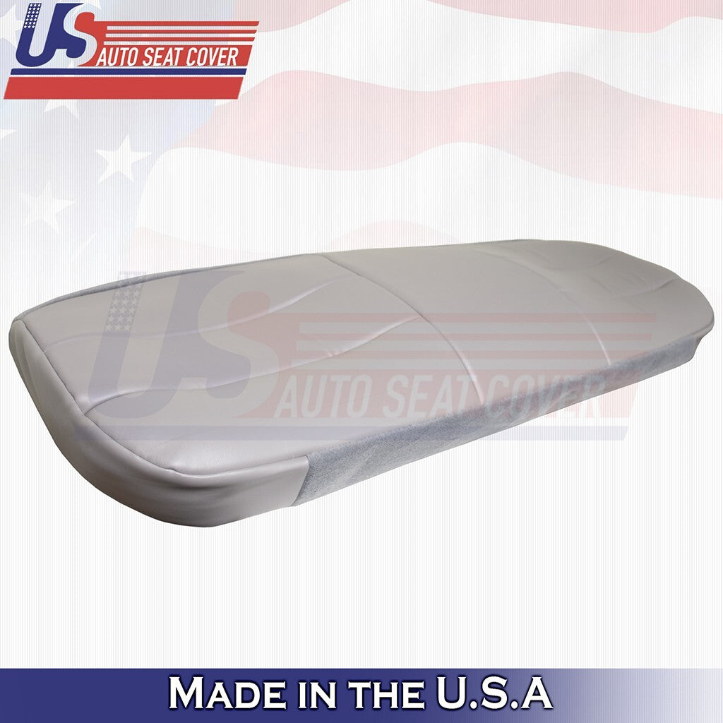 1994 to 1997 Fits Ford F450 XLT Rear Bench Top & Bottom Vinyl Seat Cover Gray