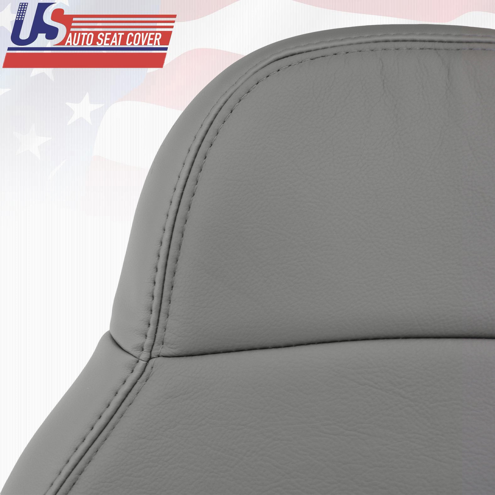 1997 1998 Ford F-150 Lariat Driver Upper Lean Back Leather Seat Med Graphite