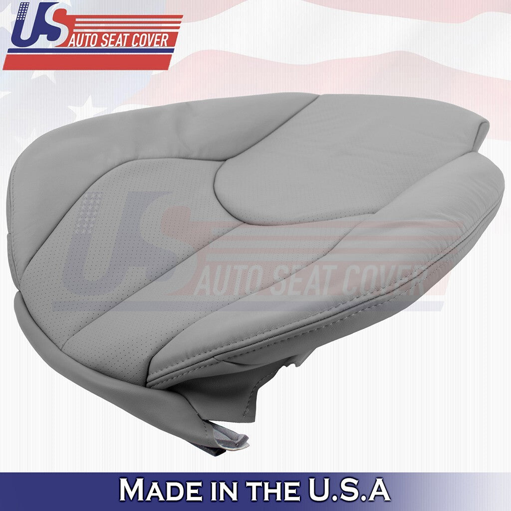 1996 to 2002 Fits Mercedes Benz SL500 Front Set Bottoms &Tops Leather Cover Gray
