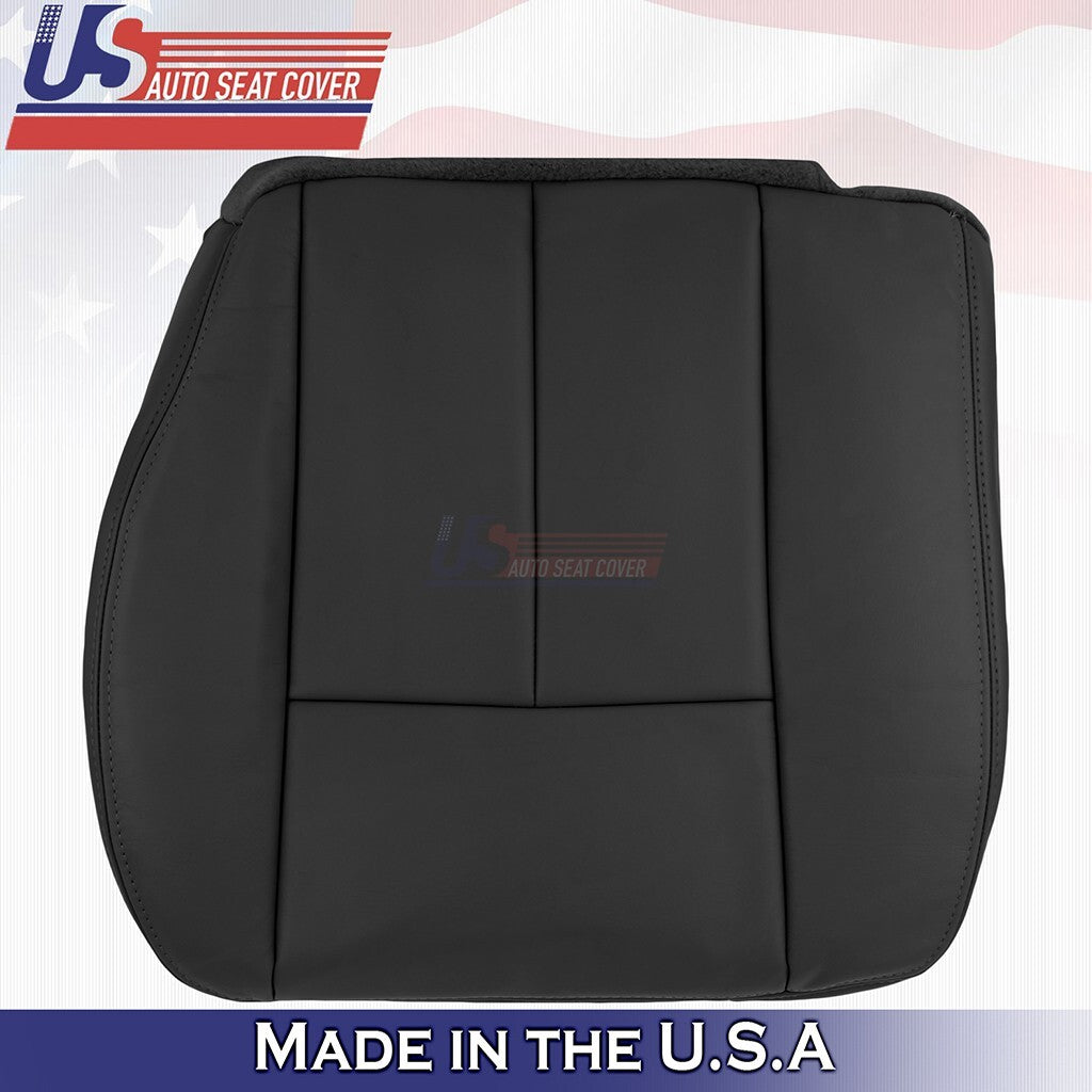 2005 to 2009 For GMC Envoy Driver Side Bottom Genuine Leather Seat Cover Black