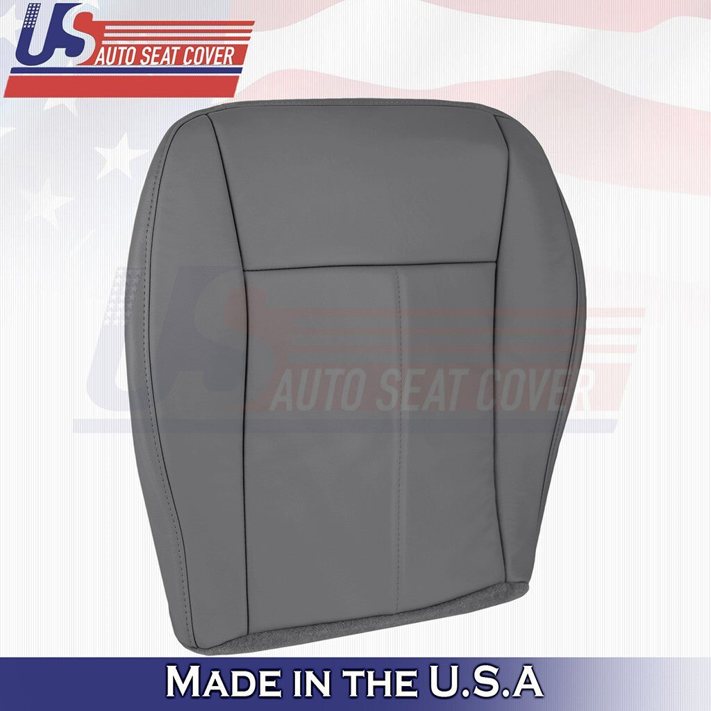 2005 2006 2007 Fits Chrysler 300C Driver Bottom Genuine Leather Seat Cover Gray