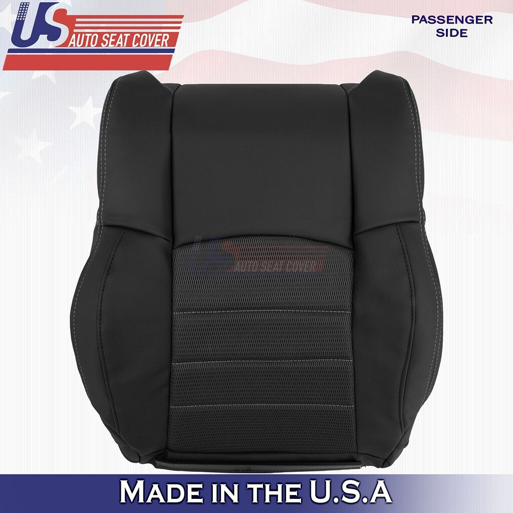 2009 2010 For Dodge Ram Sport Passenger Bottom &Top Cloth/Vinyl Cover Dk Gray