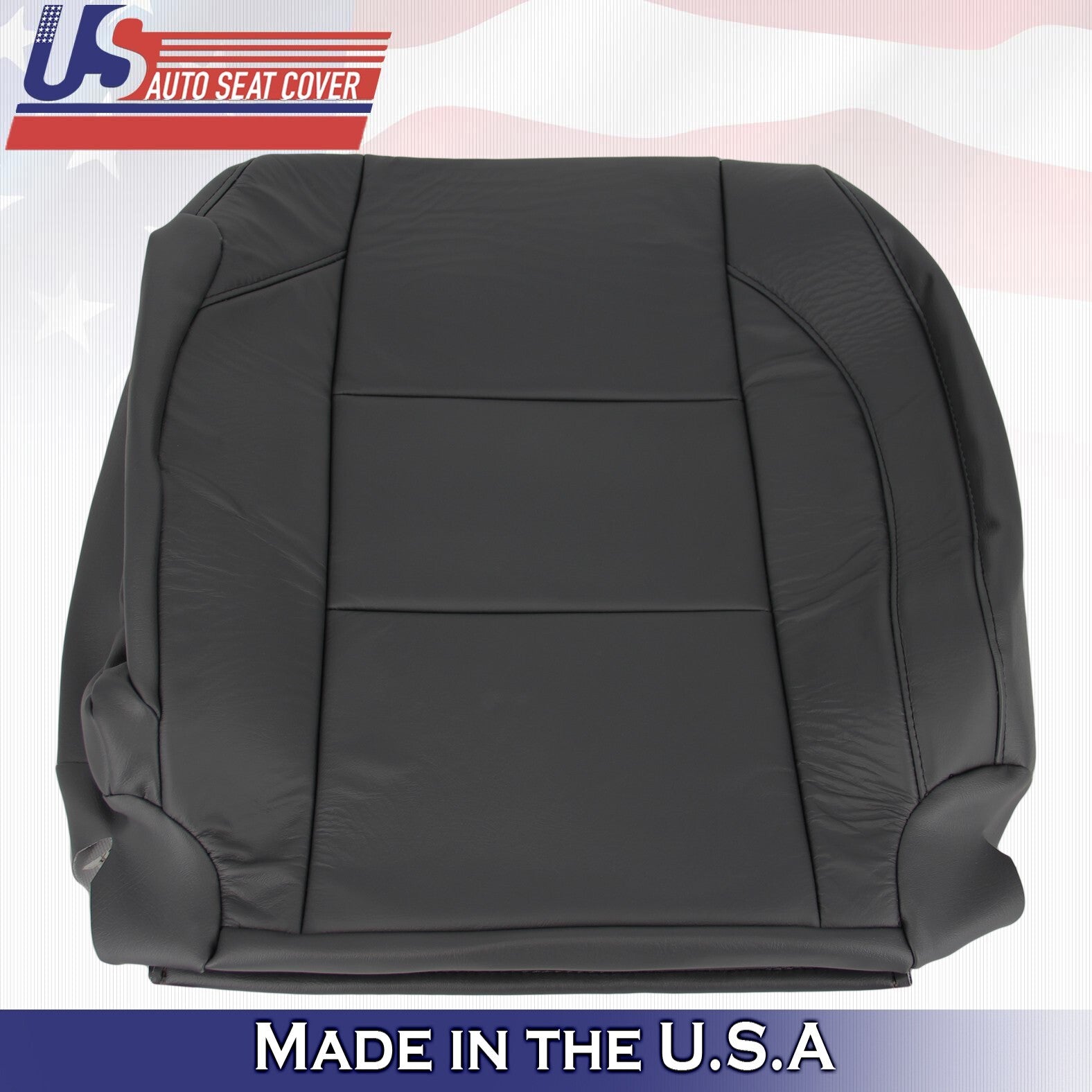 2005 to 2015 For Nissan Armada Titan Passenger Side Top Leather Seat Cover Black
