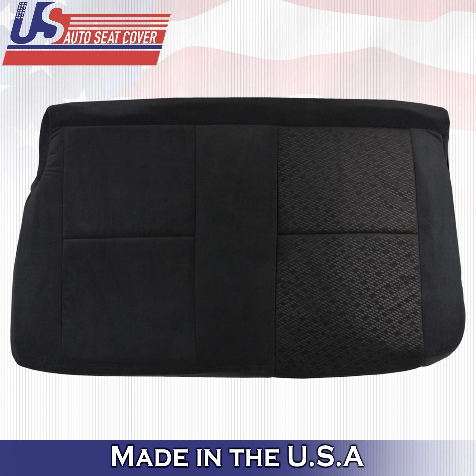 2009 For GMC Sierra 1500 2500 3500 Rear Driver Passenger Bottom Cloth Covers BLK