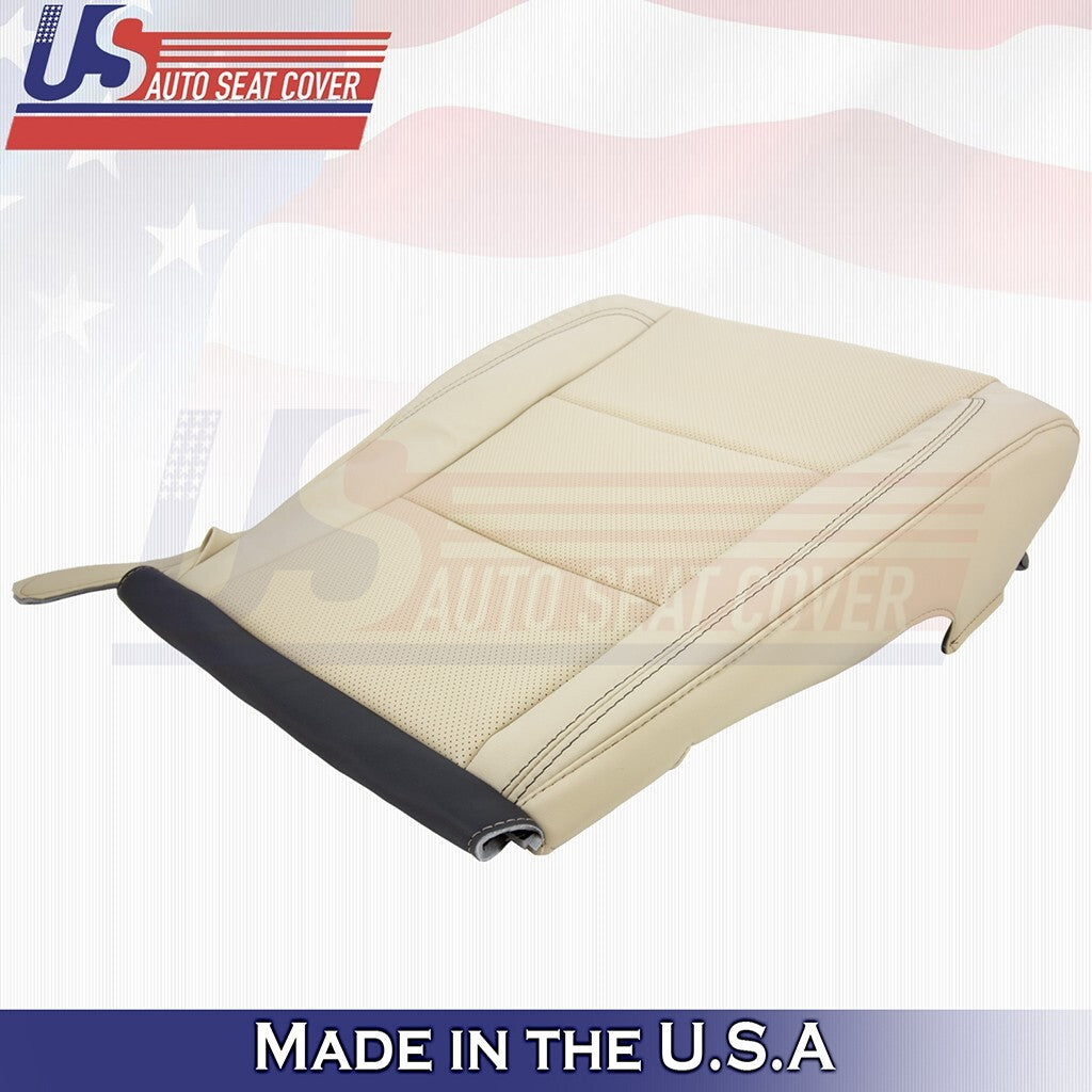 2013 to 2018 Fits Toyota Avalon Driver & Passenger Bottom Leather Seat Cover Tan
